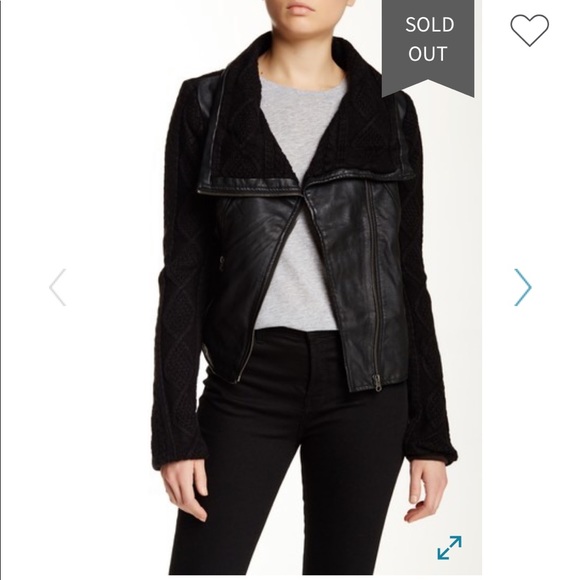 NEW VINTAGE HAVANA Black Leather Moto Jacket Med - Picture 8 of 8